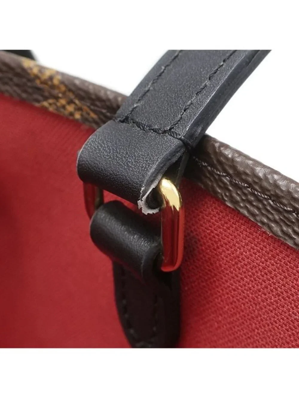 Louis Vuitton Tote On The Go MM Monogram Canvas Reverse Gold Handbag